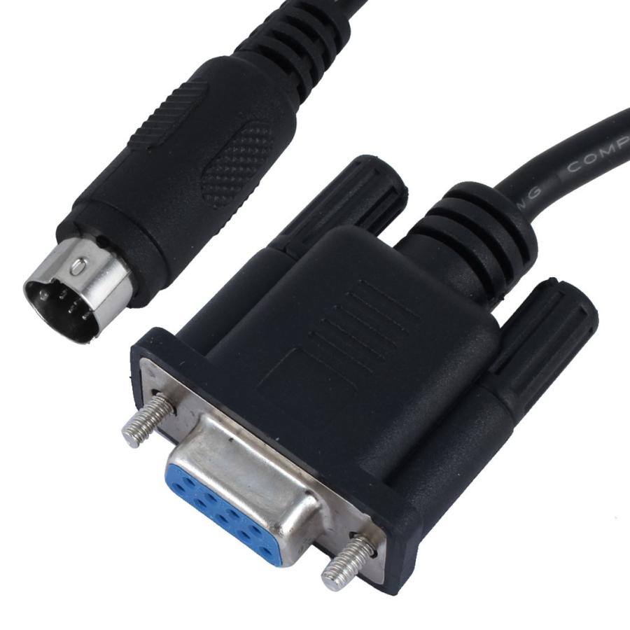 uxcell PLC ケーブル Proface GPW-CB02用 ブラック RS232 シリアル 8.2
