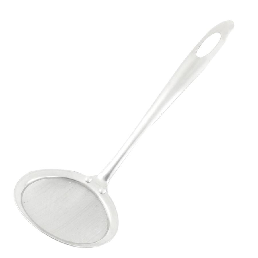 uxcell カス揚げ 油切り こし器 あく取り 網ヒシャク 網ひしゃく