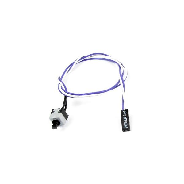 uxcell PC電源ボタンケーブル 50cm長さ 2ピン コネクタ コンピュータ用