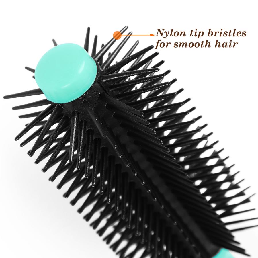 uxcell カーリーヘアブラシ プロのスタイリングラウンドブラシ