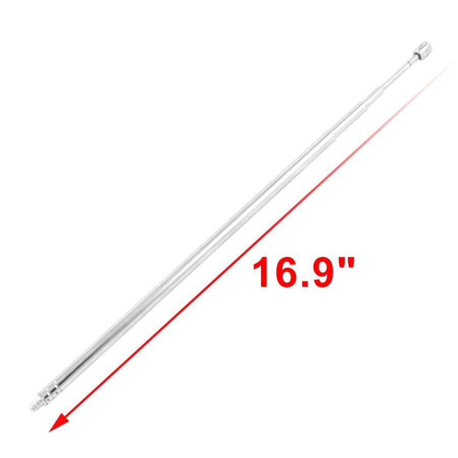 uxcell 43mm 伸縮アンテナ ホイップアマチュアラジオ RC玩具ラジコン