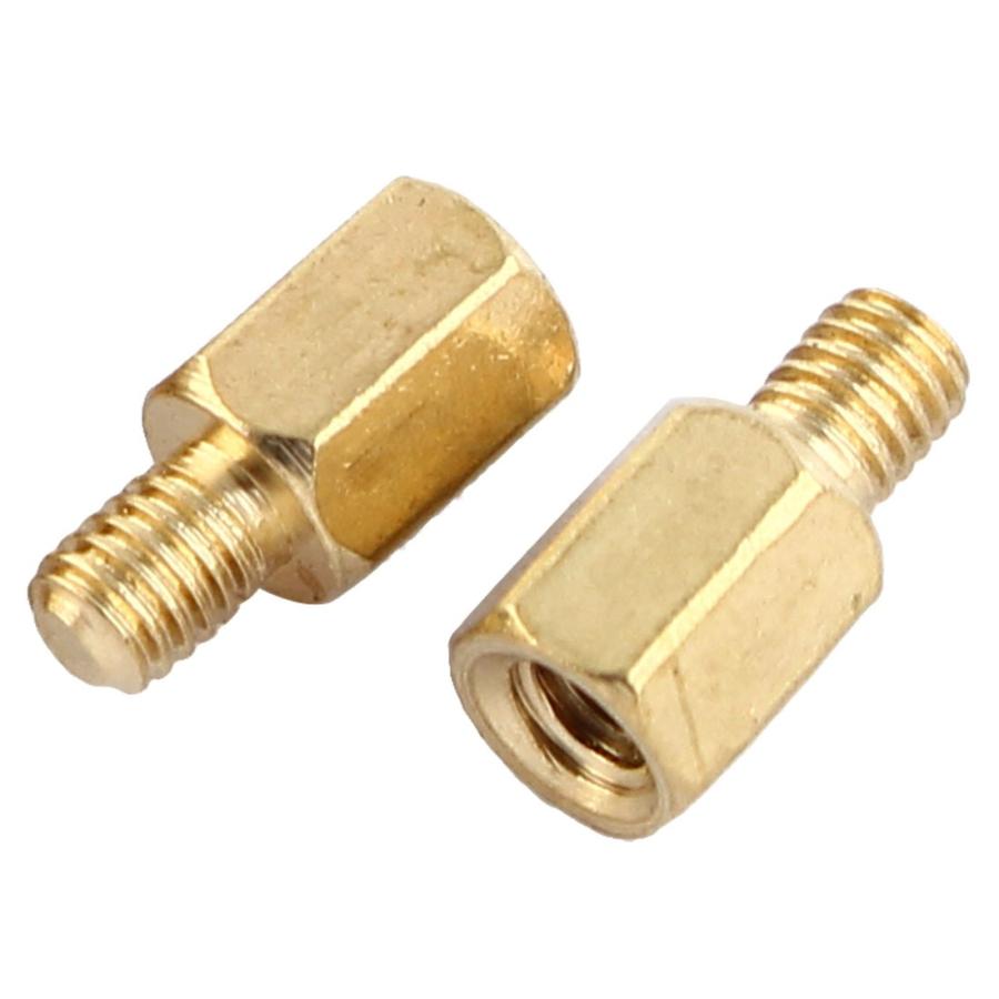 uxcell PCB マザーボードスタンドオフ 六角スペーサー ねじナット M3