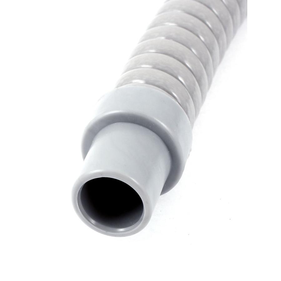 uxcell エアコンのドレンホース プラスチック グレー 60cm長い 23mmの