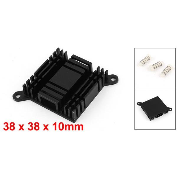Uxcell ヒートシンク ブラック アルミニウム コンピューター ノース サウス ブリッジ チップセット 38x38x10mm Aux08 ソウテン2号店 通販 Yahoo ショッピング