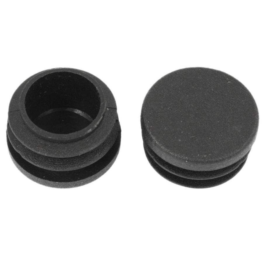 uxcell 防音材 パイプキャップ ラウンドチューブ挿入 エンドキャップ ブラック プラスチック 直径28mm 2個｜soten2