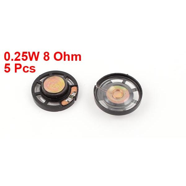 uxcell マグネットスピーカー 0.25W 8オーム 内部磁石 スピーカー 29mm