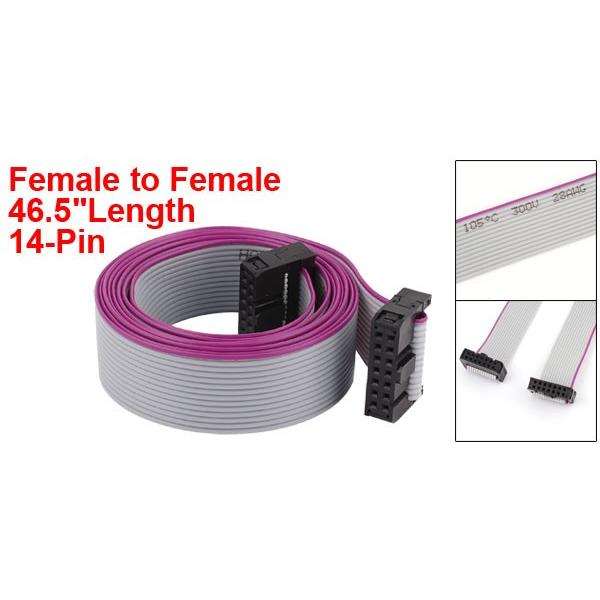 Uxcell Idcコネクタ フラットケーブル ピッチ14ピン14線f 2 54mm 118cm A15040700ux0315 ソウテン2号店 通販 Yahoo ショッピング