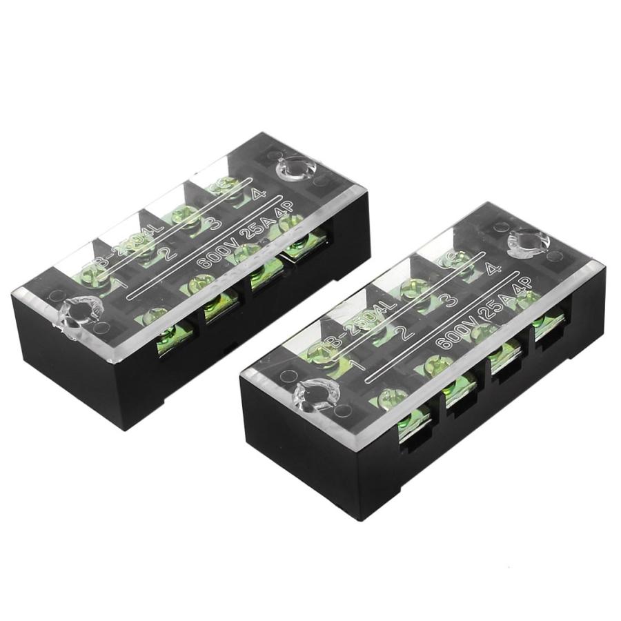 uxcell 端子台 バリア端子ブロック ケーブルボード AC600V 25A 2 x 4 ポジション 2個入り :a15050500ux0687:ソウテン2号店 - 通販 - Yahoo!ショッピング uxcell 端子台 バリア端子ブロック ケーブルボード AC600V 25A 2 x 4 ポジション 2個入り :a15050500ux0687:ソウテン2号店 - 通販 - Yahoo!ショッピング
