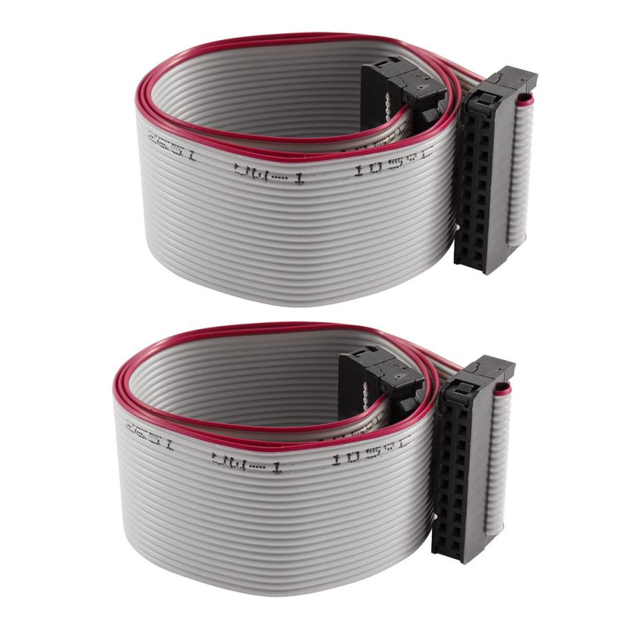 Uxcell 最大56 Offクーポン フラットケーブル ハードドライブ 延長ワイヤー Idc マザーボード用 40cm長さ 2個入り ピン