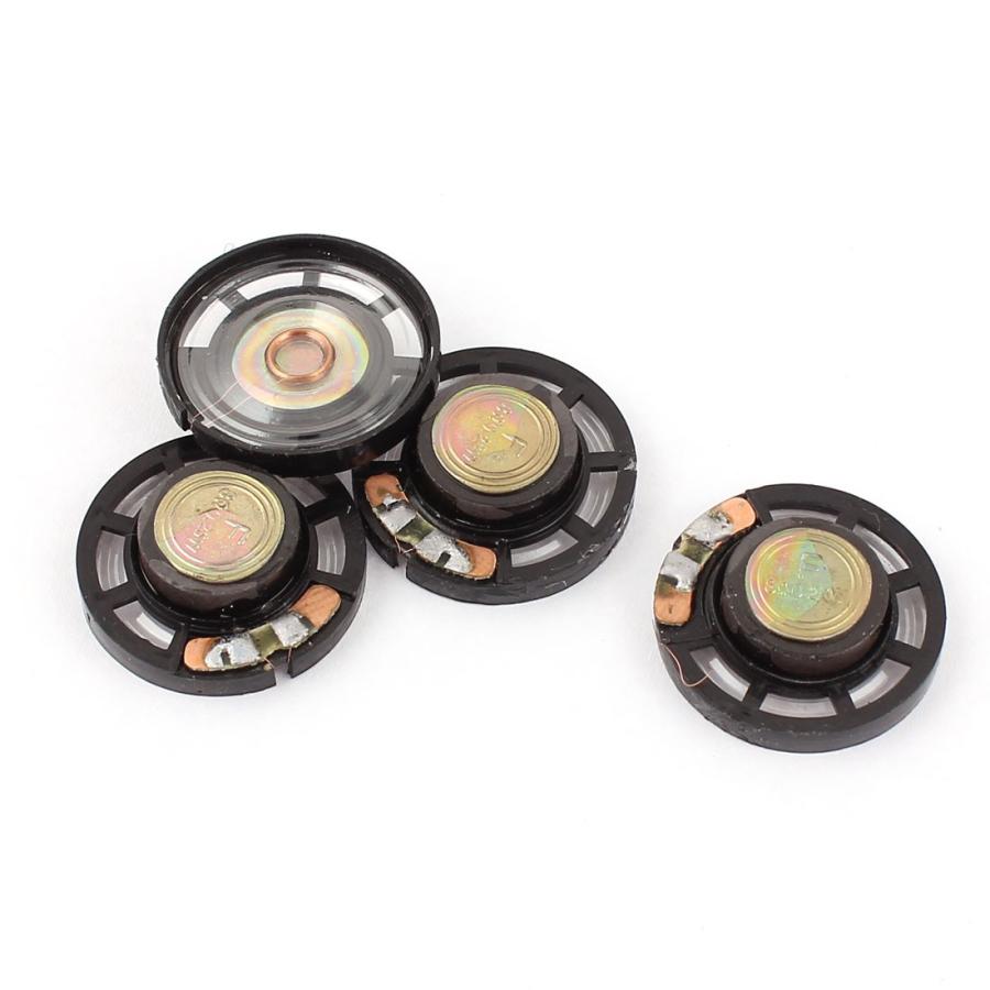 uxcell マグネットスピーカー 磁気スピーカー ミニ型 外部 直径27mm 8