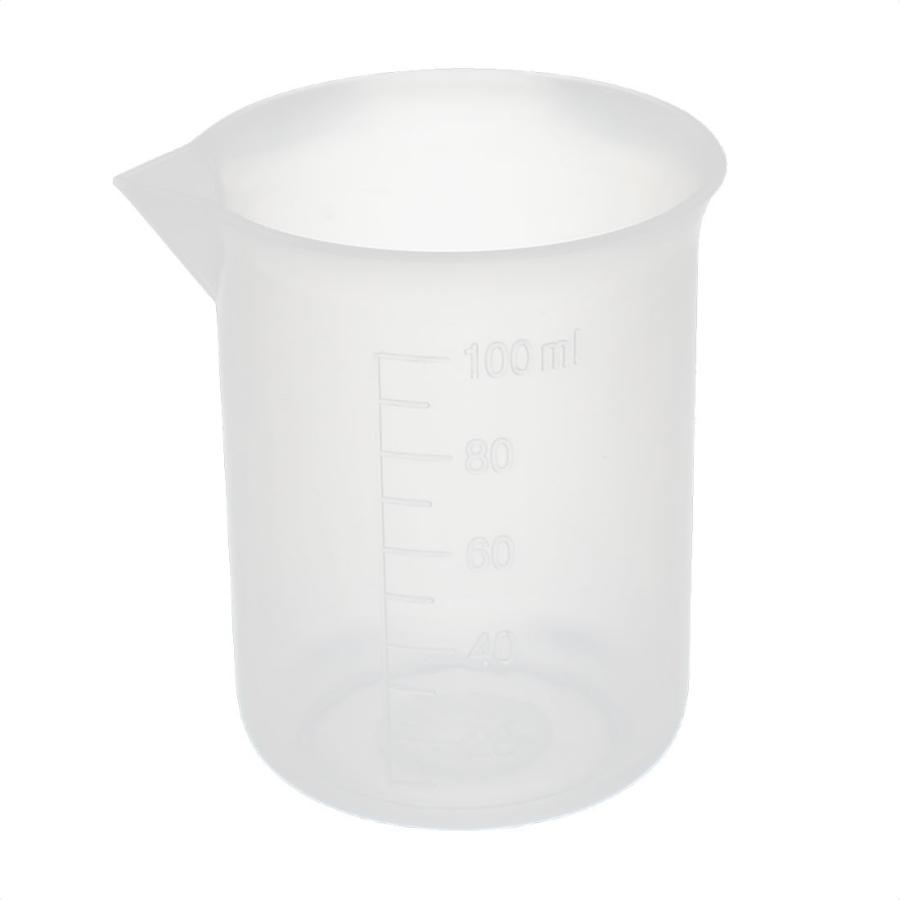 uxcell 計量カップ メジャーカップ 100mL容量 プラスチック測定カップ 液体測定カップ 1個入り｜soten2