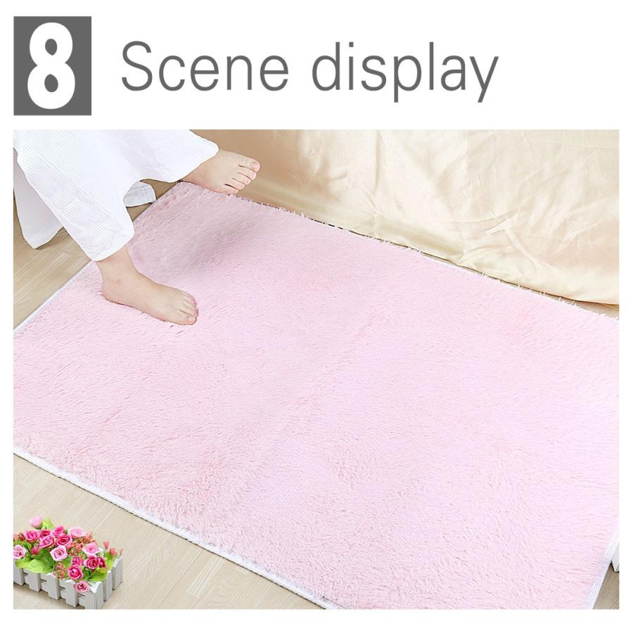 Uxcell カーペット バスマット 風呂マット 足ふきマット 玄関マット 台所マット ラグ ソフト ふわふわ ラグ アンチスキッドシャギー 2 5cm ピンク 80x1cm Aux0168 ソウテン2号店 通販 Yahoo ショッピング