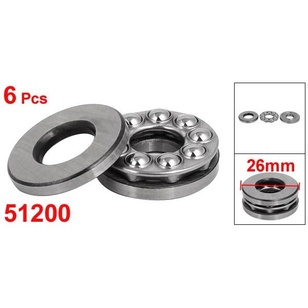 Uxcell スラストボールベアリング 87 以上節約 ベアリングスチール 172g 26mm シルバートーン