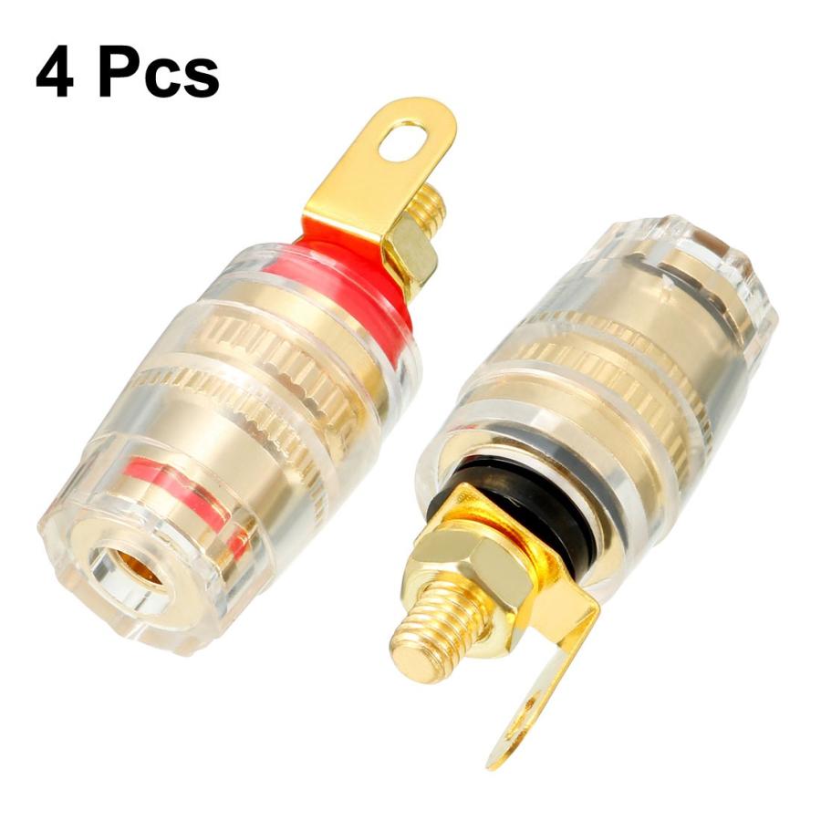 Uxcell バインディングポスト ロック端子コネクタ 34m 14 5mm バナナジャック直径4mm 4個入り Aux0192 ソウテン2号店 通販 Yahoo ショッピング