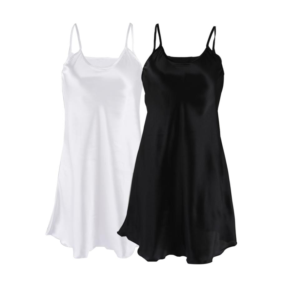 Uxcell ランジェリー ベビードール スリップ キャミソール セクシー ワンピース インナー ロング レディース ブラック ホワイト 3xl 最大62 Offクーポン