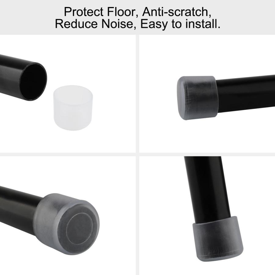 uxcell 家具保護パッド 家具用 PVC レッグチップ フィートカバー パッド フロアプロテクター 内径19mm 12個入り｜soten2｜07