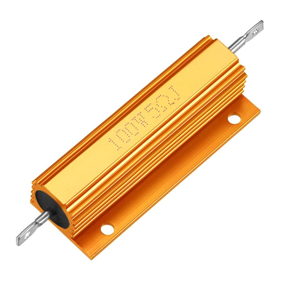 uxcell メタルクラッド抵抗 抵抗器 100W 5 Rアルミニウムハウジング抵抗器 100ワット 5オーム LED PCB用抵抗器 1個入り 最前線の uxcell メタルクラッド抵抗 抵抗器 100W 5 Rアルミニウムハウジング抵抗器 100ワット 5オーム LED PCB用抵抗器 1個入り 最前線の