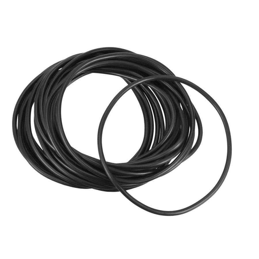 uxcell Oリング ラウンドシールガスケット ニトリルゴム 内径83mm 外径
