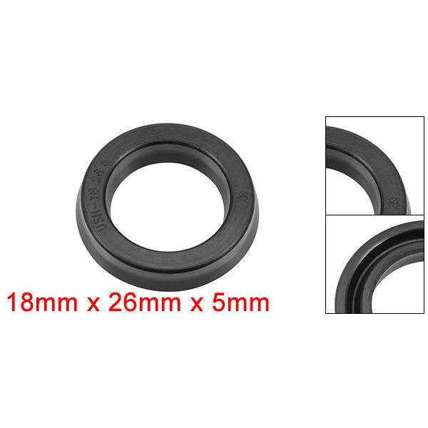 uxcell 油圧シール ピストンシャフト USHオイルシール Oリング 18mm x