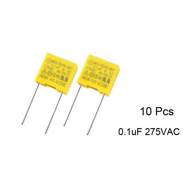uxcell 安全コンデンサポリプロピレン フィルム 安全コンデンサ 0.1uF