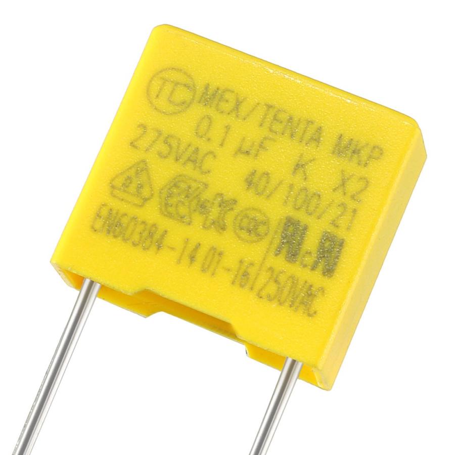 uxcell 安全コンデンサポリプロピレン フィルム 安全コンデンサ 0.1uF