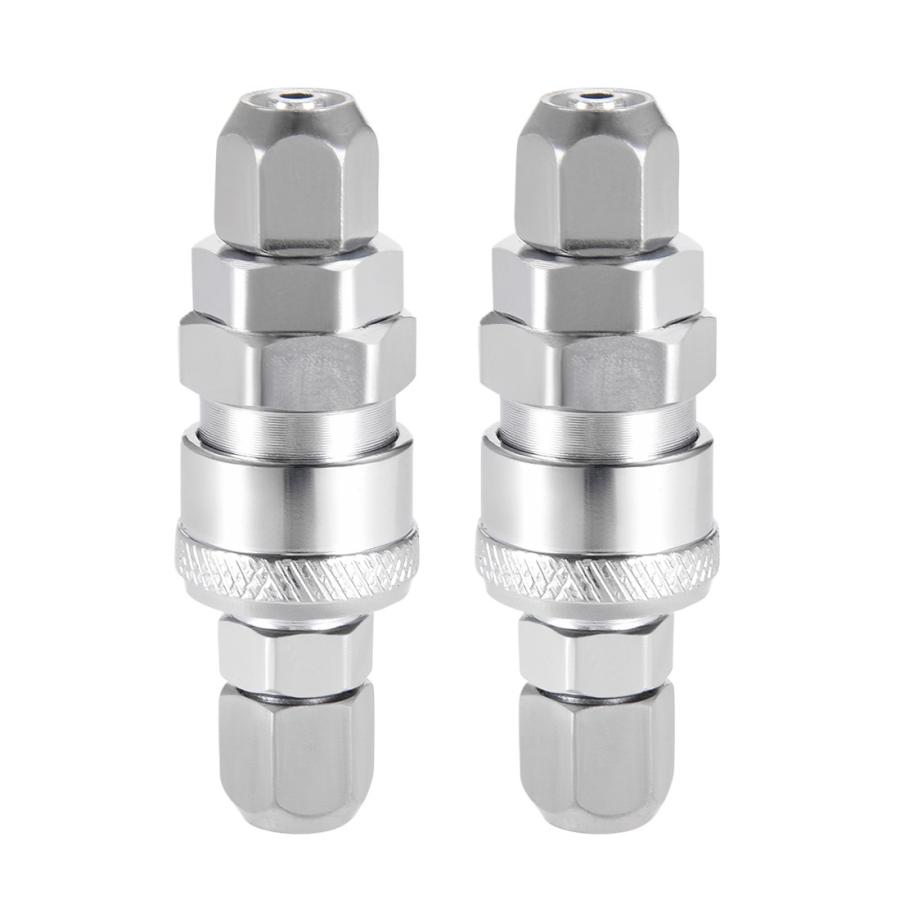 uxcell クイックカプラ クイックディスコネクト シルバートーン SP20 + PP20 2セット入り a18111300ux0280