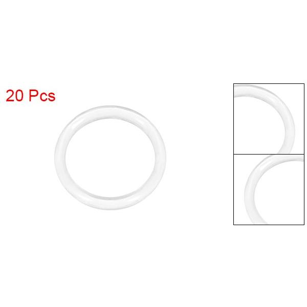 16mm Inner Diameter Seal Gasket 20pcs 20mm OD uxcell® Silicone O-Rings 2mm Width 
