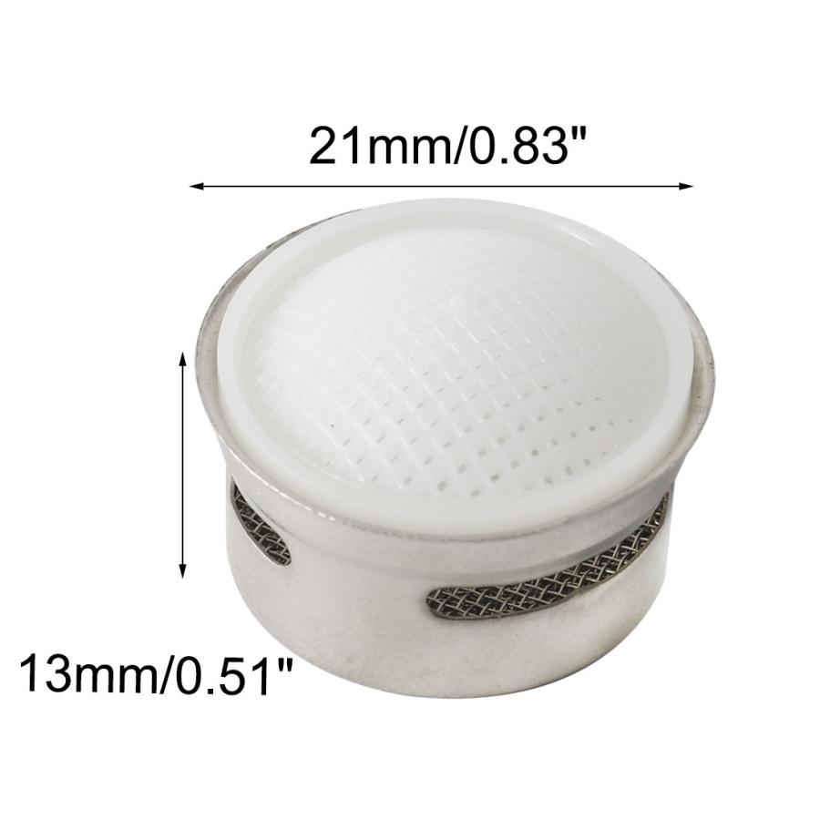 uxcell ステンレス製 蛇口エアレーター 蛇口交換部品 水フィルター