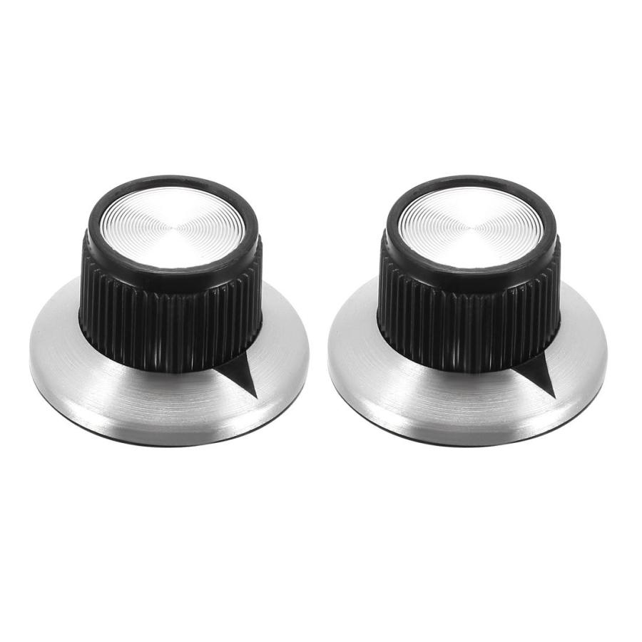 uxcell ノブ スピーカーコントロールノブ パワーアンプノブ 24x14mm