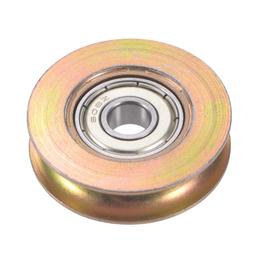 uxcell 引き戸ローラーU溝 8mm軸穴 40mm直径 8.1mm溝幅
