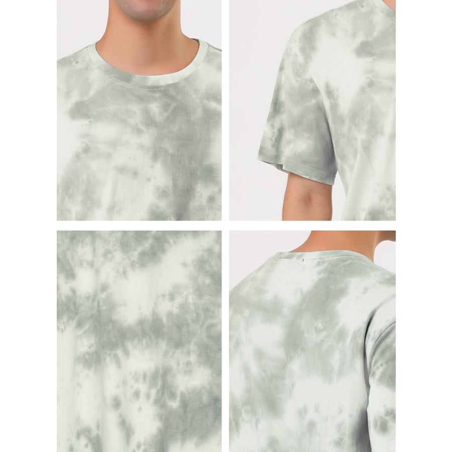 現金特価 Tシャツ カットソー Uxcell Lars Amadeus タイダイ Tシャツ プリントtシャツ ヒップホップ 半袖 メンズ グレー L Www Threeriversofs Com