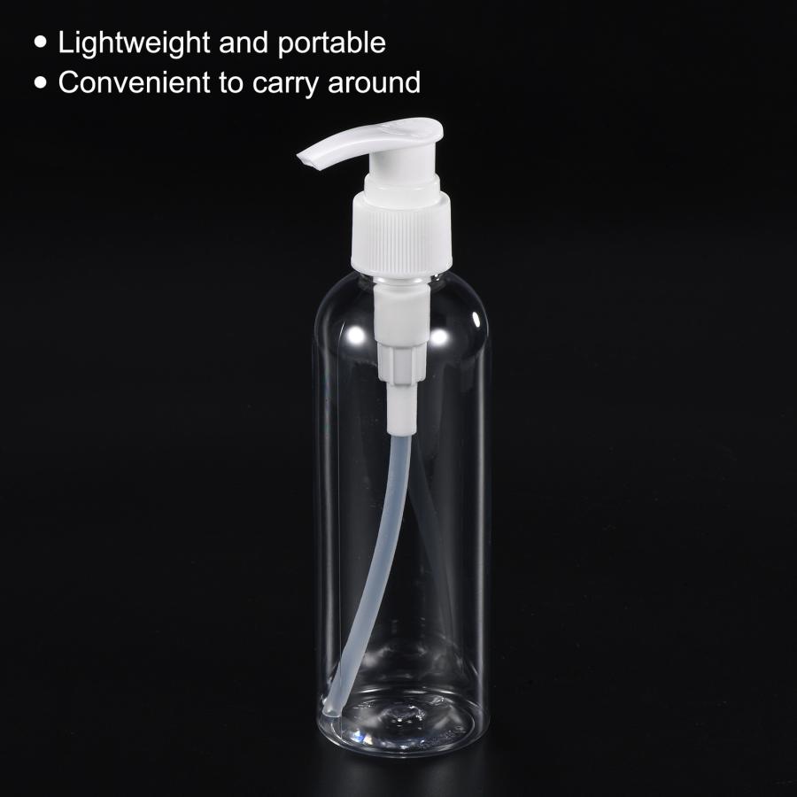 PATIKIL 200mL エアレスポンプボトル 3個 ポータブル 詰め替え可能