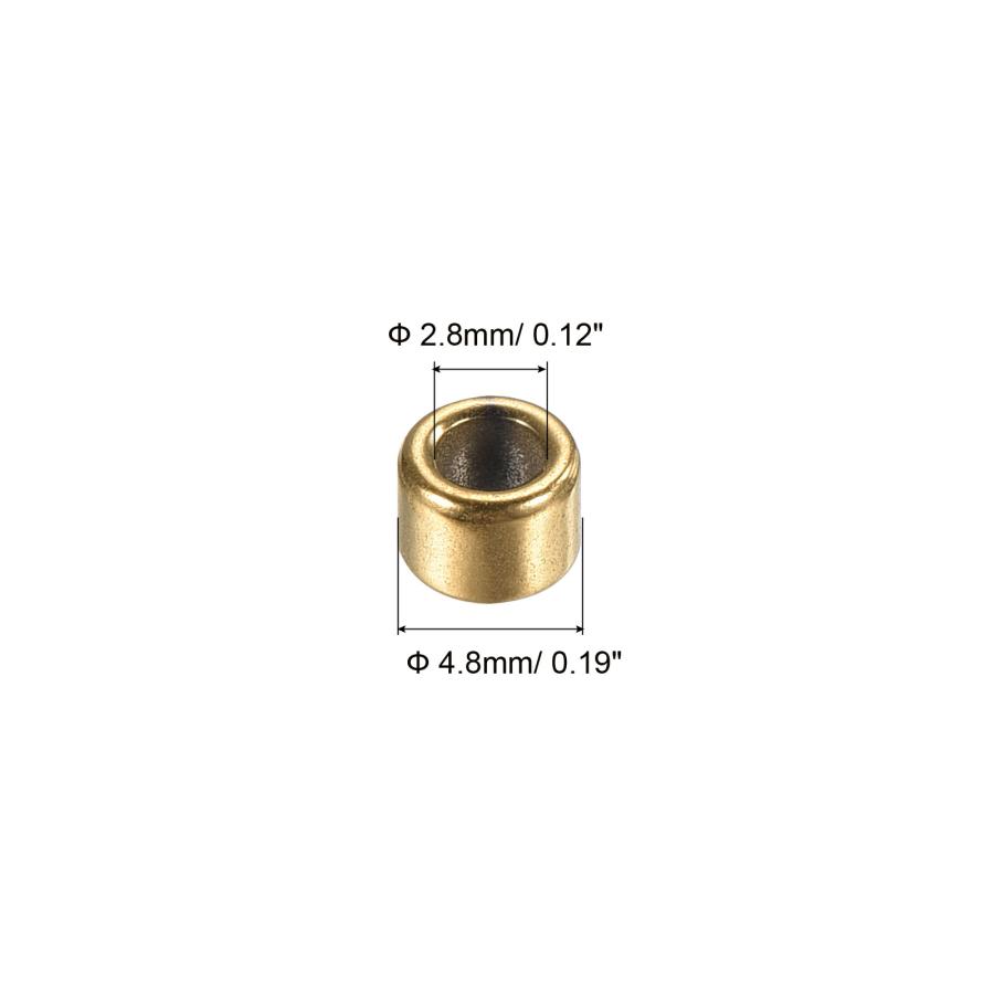 PATIKIL 2.8mm セラミックガイドリング 6個 釣り竿修理キット 淡水塩水釣り用 ゴールデン｜soten2｜03