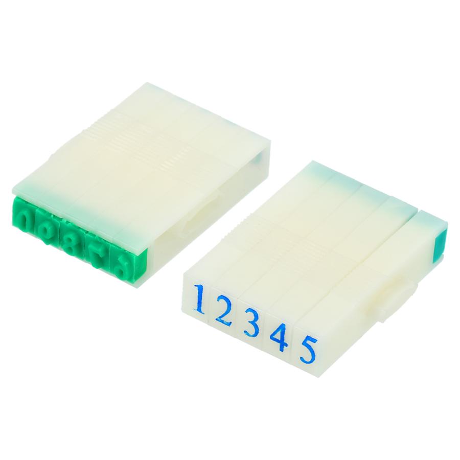 uxcell PATIKIL 取り外し可能なナンバースタンプ9桁 フォントサイズ5