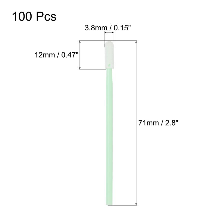 uxcell PATIKIL 掃除棒 フォーム チップ スポンジ棒 71mm 多目的 クリーンルーム エレクトロニクス PCB用 100個｜soten2｜03