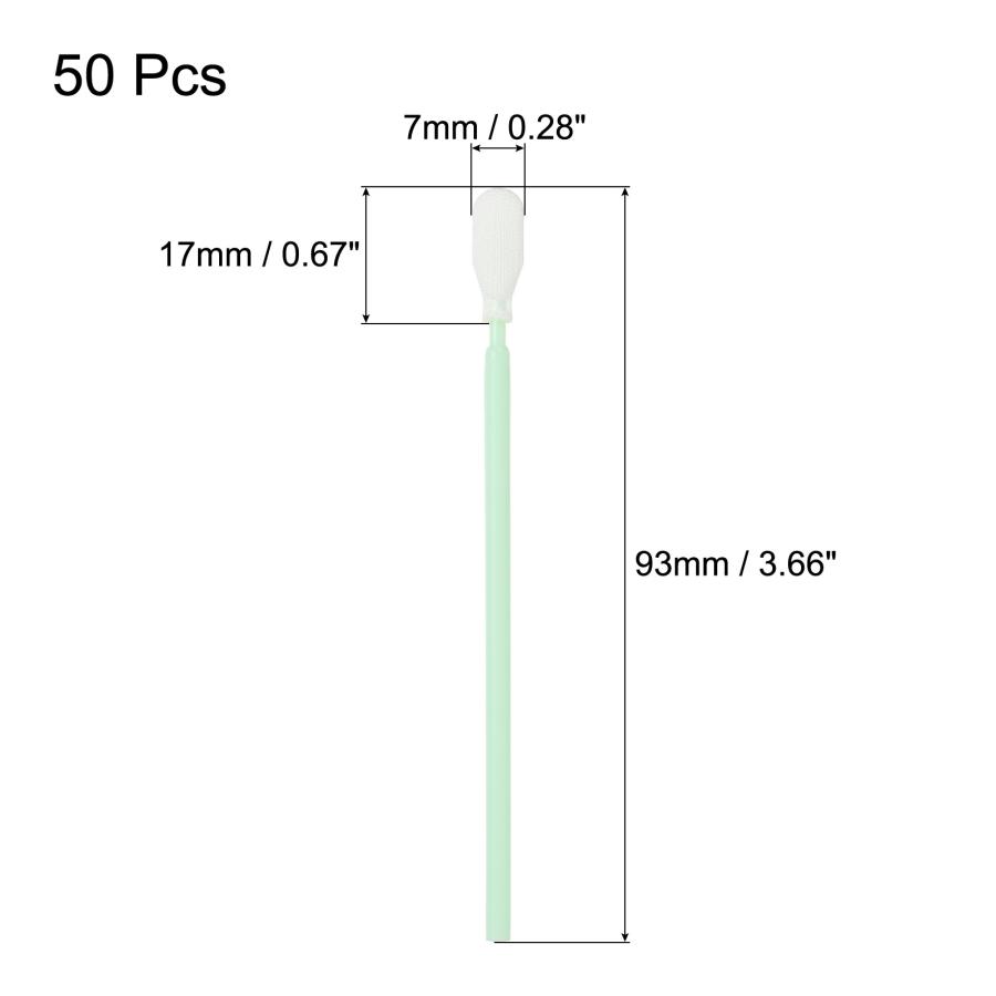 uxcell PATIKIL 掃除棒 ポリエステル 長方形 93mm ロングハンドル 多目的 クリーンルーム 電子基板用 50個｜soten2｜03