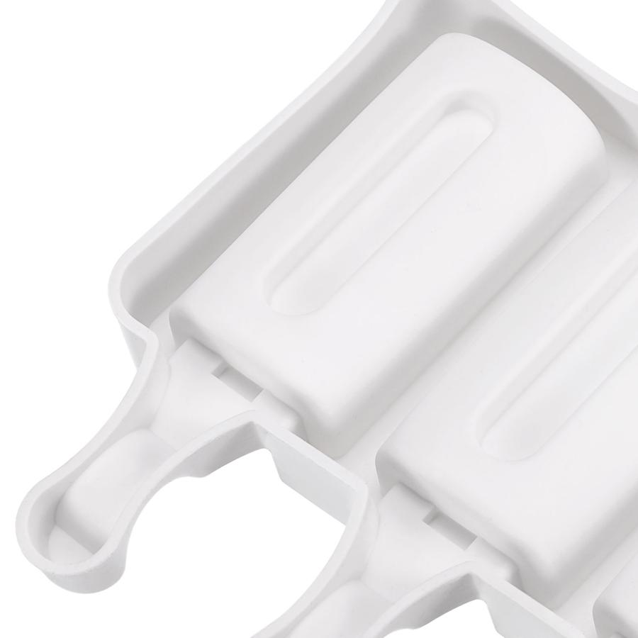 uxcell シリコーンアイスクリーム型 長方形アイスポップモールド 18.6cmx12.5cm ホワイト 2個｜soten2｜05