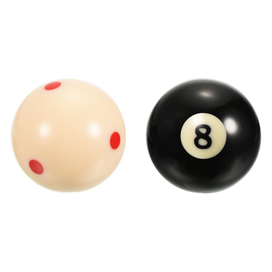 PATIKIL 57mmビリヤードキューボール #8ビリヤードボール 2合1 PATIKIL 57mmビリヤードキューボール #8ビリヤードボール 2合1