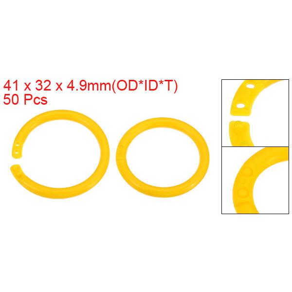 25%OFF25%OFFuxcell PATIKIL 41mm外径 32mm内径 ルーズリーフリング 50個 バインダーリング 本 DIY フォトアルバム用 イエロー 画材用紙、工作紙 uxcell PATIKIL 41mm外径 32mm内径 ルーズリーフリング 25個 バインダーリング 本 DIY フォトアルバム用 イエロー