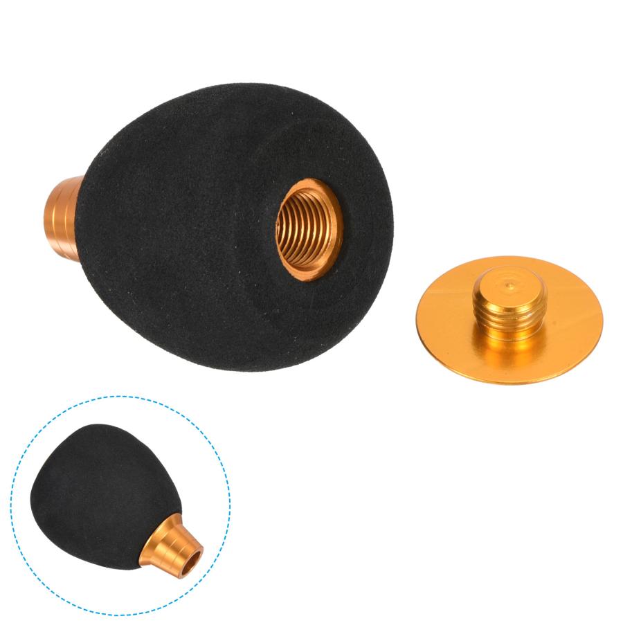 uxcell PATIKIL 釣りリールハンドルノブ 軽量 EVA 釣りリール