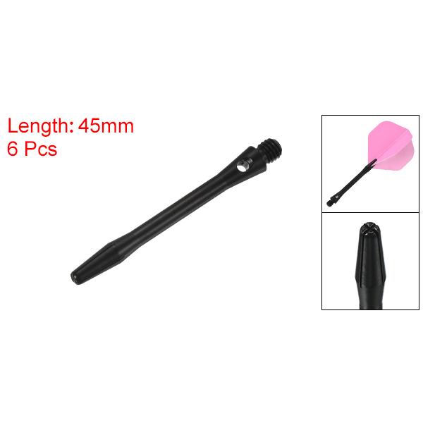 PATIKIL 45mmアルミダーツシャフト ミディアム 2BAスレッド ダーツステムダーツアクセサリー 投げ装具 スチールチップ用 6個