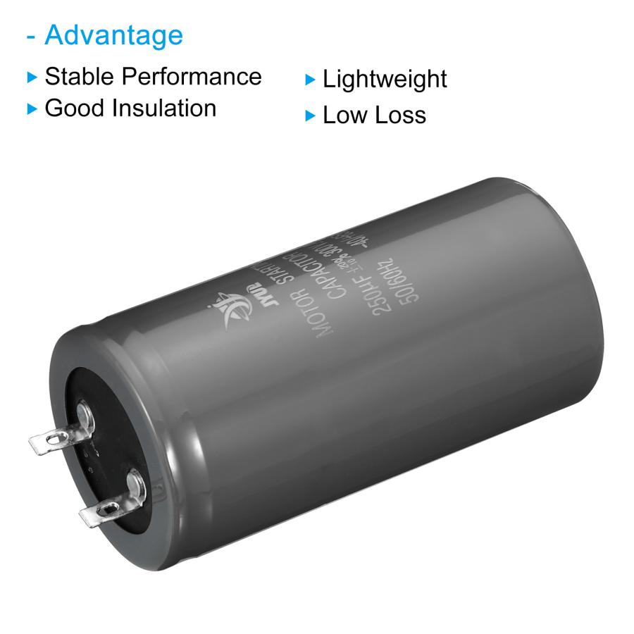 PATIKIL モーター始動コンデンサー 250uf 300V 50/60Hz CD60 PATIKIL モーター始動コンデンサー 250uf 300V 50/60Hz CD60