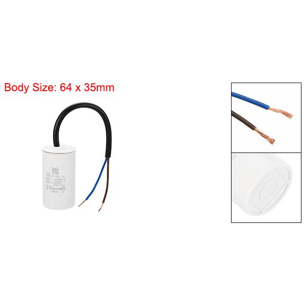 CBB60 5uf Funzione Condensatore,2pz AC 450V 2 Fili 50/60Hz Cilindro