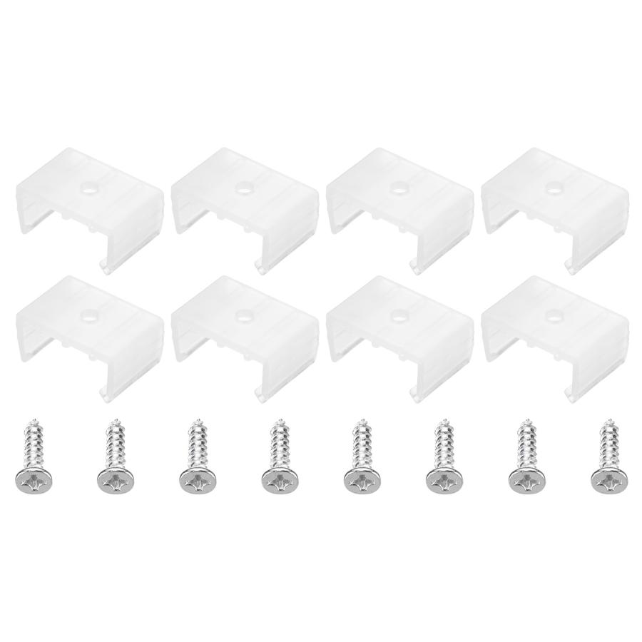 uxcell LEDネオン取り付けクリップ ホルダー取付金具 サポート固定 