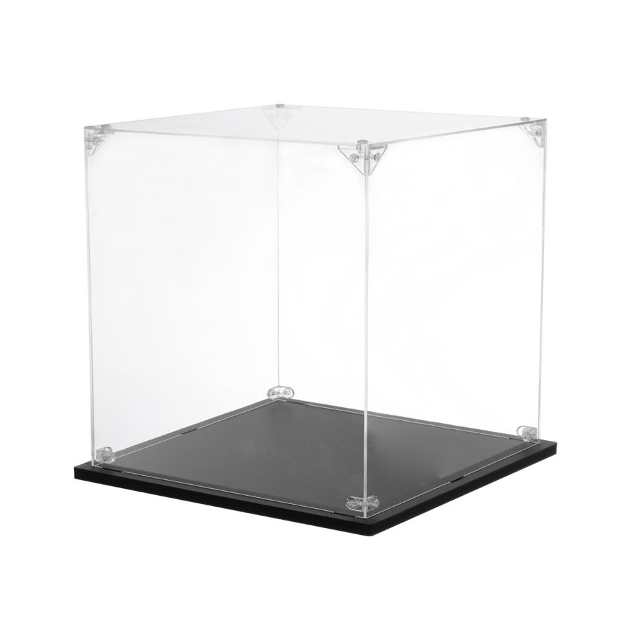 uxcell アクリルディスプレイケース 20x30x15cm クリアディスプレイ