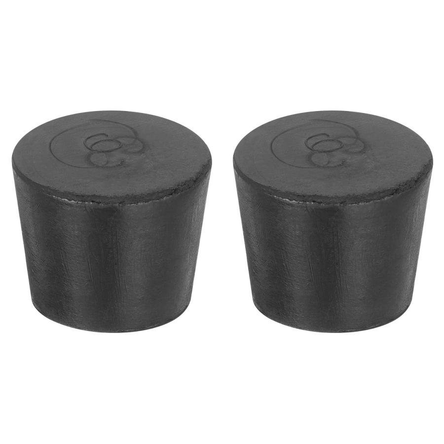 uxcell ゴム栓 シリコン栓 シリコーンゴムテーパープラグ上径32mm 下径