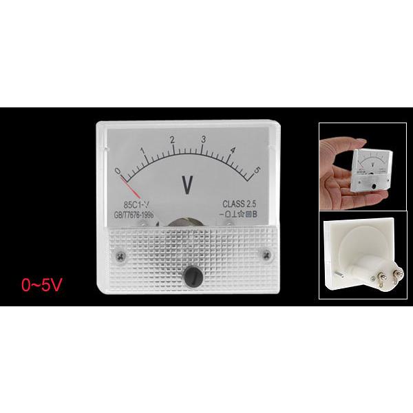 uxcell アナログ電圧計 DC 0-5V ホワイト パネルメータ クラス2.5 低消費電力 :a10052100ux0269:ソウテン3号店 - 通販 - Yahoo!ショッピング uxcell アナログ電圧計 DC 0-5V ホワイト パネルメータ クラス2.5 低消費電力 :a10052100ux0269:ソウテン3号店 - 通販 - Yahoo!ショッピング