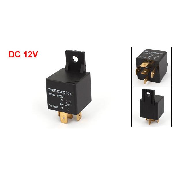 uxcell パワーリレー 電磁リレー 電磁継電器 5ピン TR93F-12VDC-SC-C DC 12V :a14091800ux0177 ...