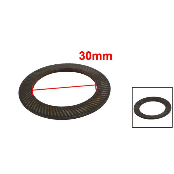 Uxcell コニカルワッシャー 二重鋸歯状 30mm内径 炭素鋼 黒 Aux1559 ソウテン3号店 通販 Yahoo ショッピング