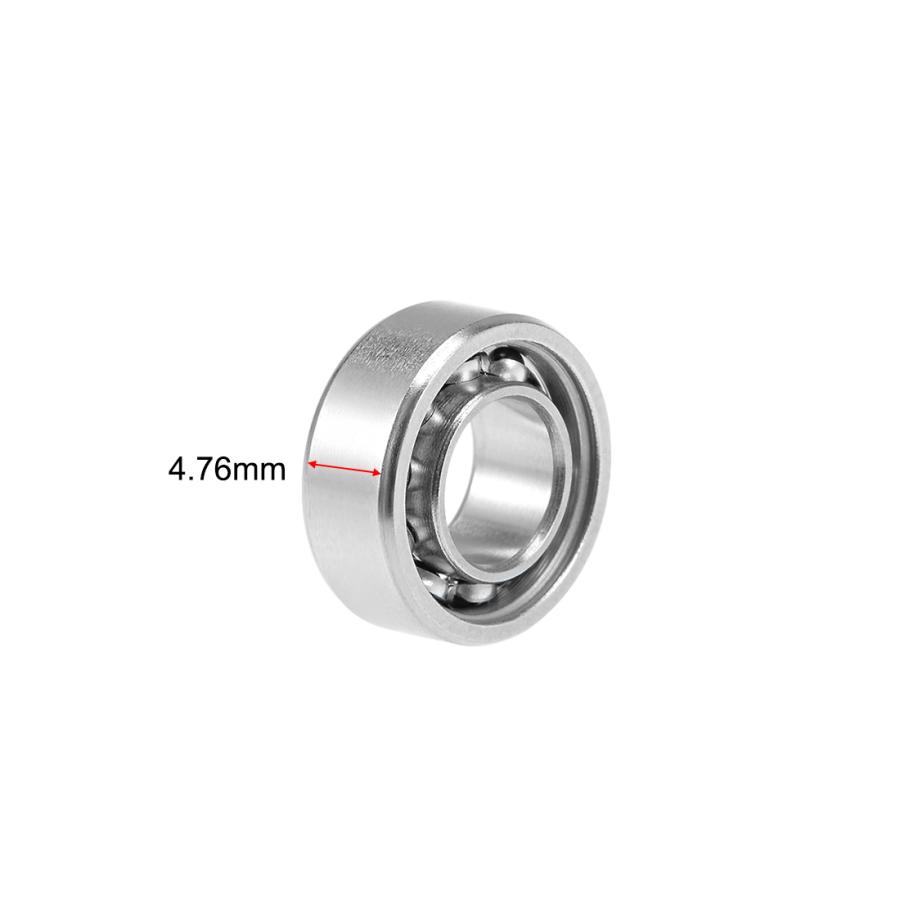 uxcell ハイブリッドセラミック玉軸受 R188 6.35mmx12.7mmx4.76mm